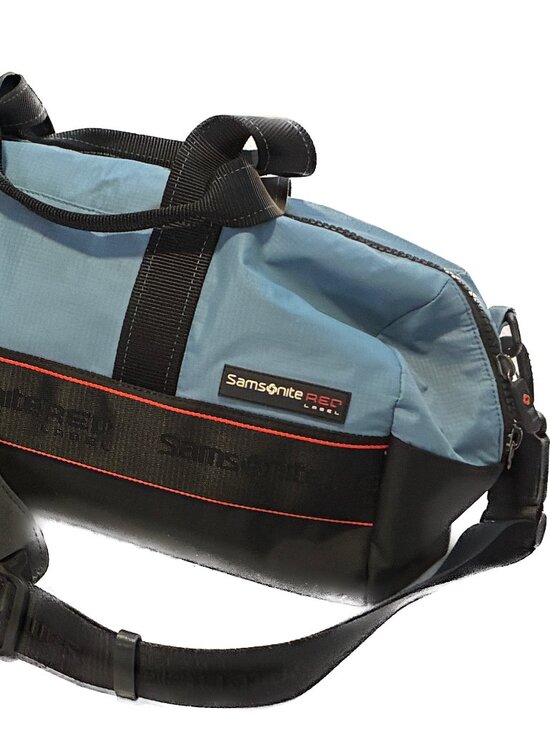 Samsonite RED x Doosan Bears KBO Duffle Bag Slate Blue Black Gym Travel